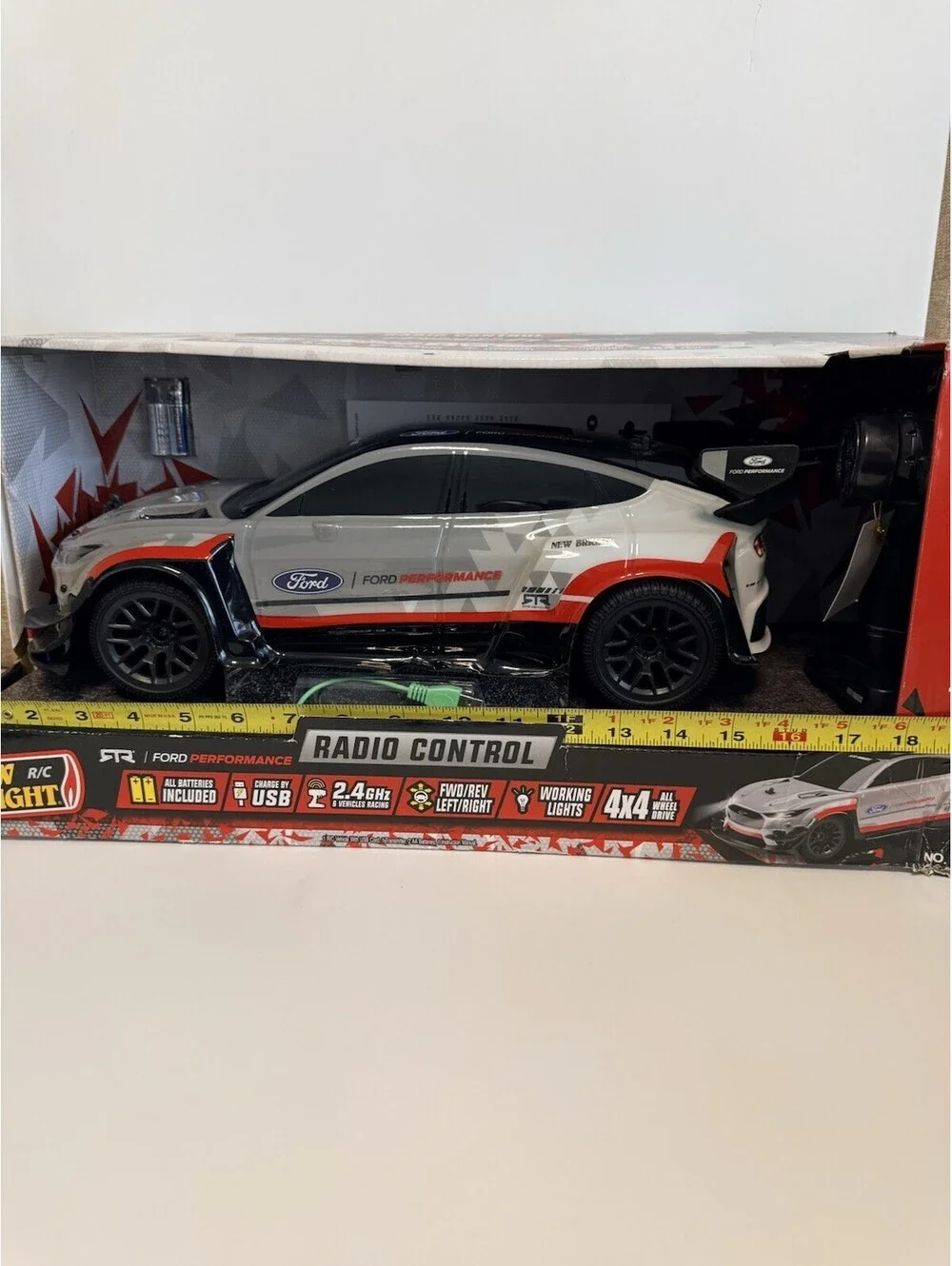 New Bright Ford Mustang Mach-E 1400 RC Car 4WD 2.4GHz USB